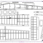 A 10 s 400 model uçak planı
