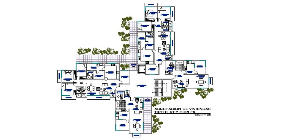 Toplu konut kat planı