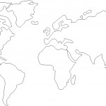 Dünya haritası dwg çizimi