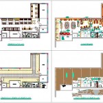 İki katlı kafe bar projesi