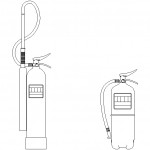 Yangın tüpü çizimleri