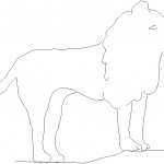 Aslan çizimi dwg